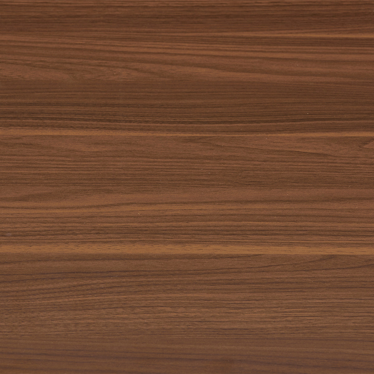Détail de la couleur de la mélanine imitation noyer de la table basse rectangulaire MATIS dimensions 110 x 60 cm