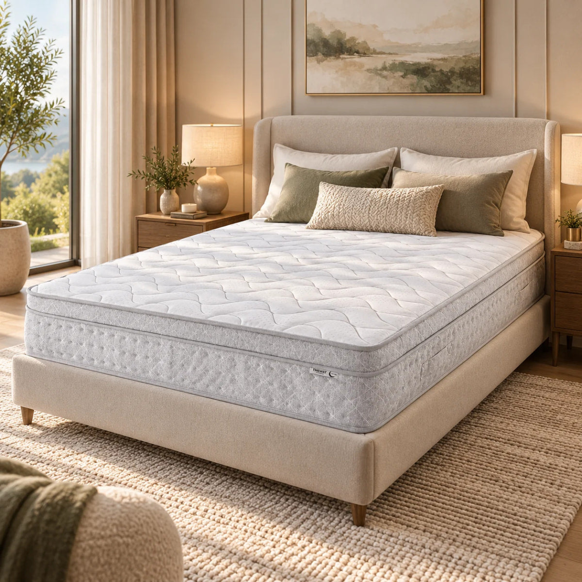 Lifestyle picture matelas THENEST 140x190x25 cm